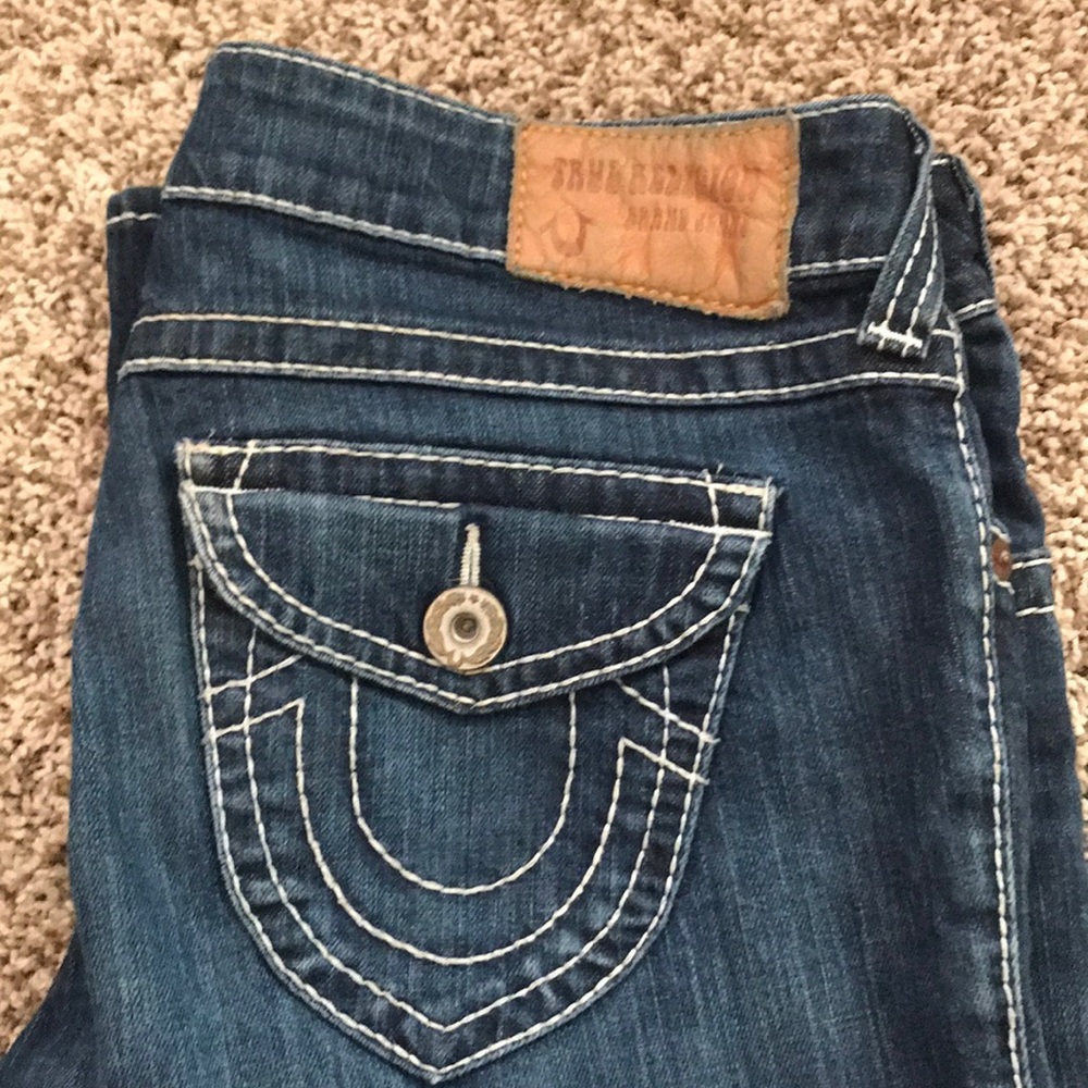 True Religion bootcut jeans. Low rise